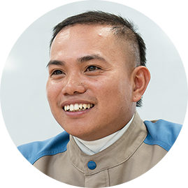 卒業生　マーロンさん